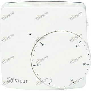 Термостат комнатный электронный WFHT-DUAL дистанционный датчик "в пол" 3м STOUT STE0002000010