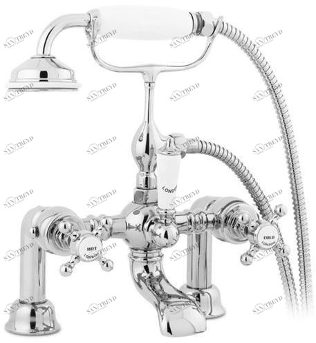 Gentry Home Смеситель на край ванны из латуни с ручным душем Mayfair sun-id-1436706