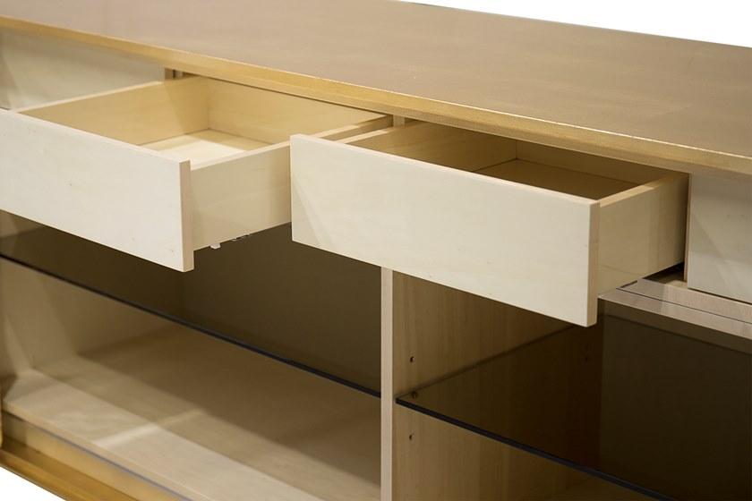 KOKET Буфет сусальным золотом с раздвижными дверцами Camilia sun-id-1481866 - Вид №5