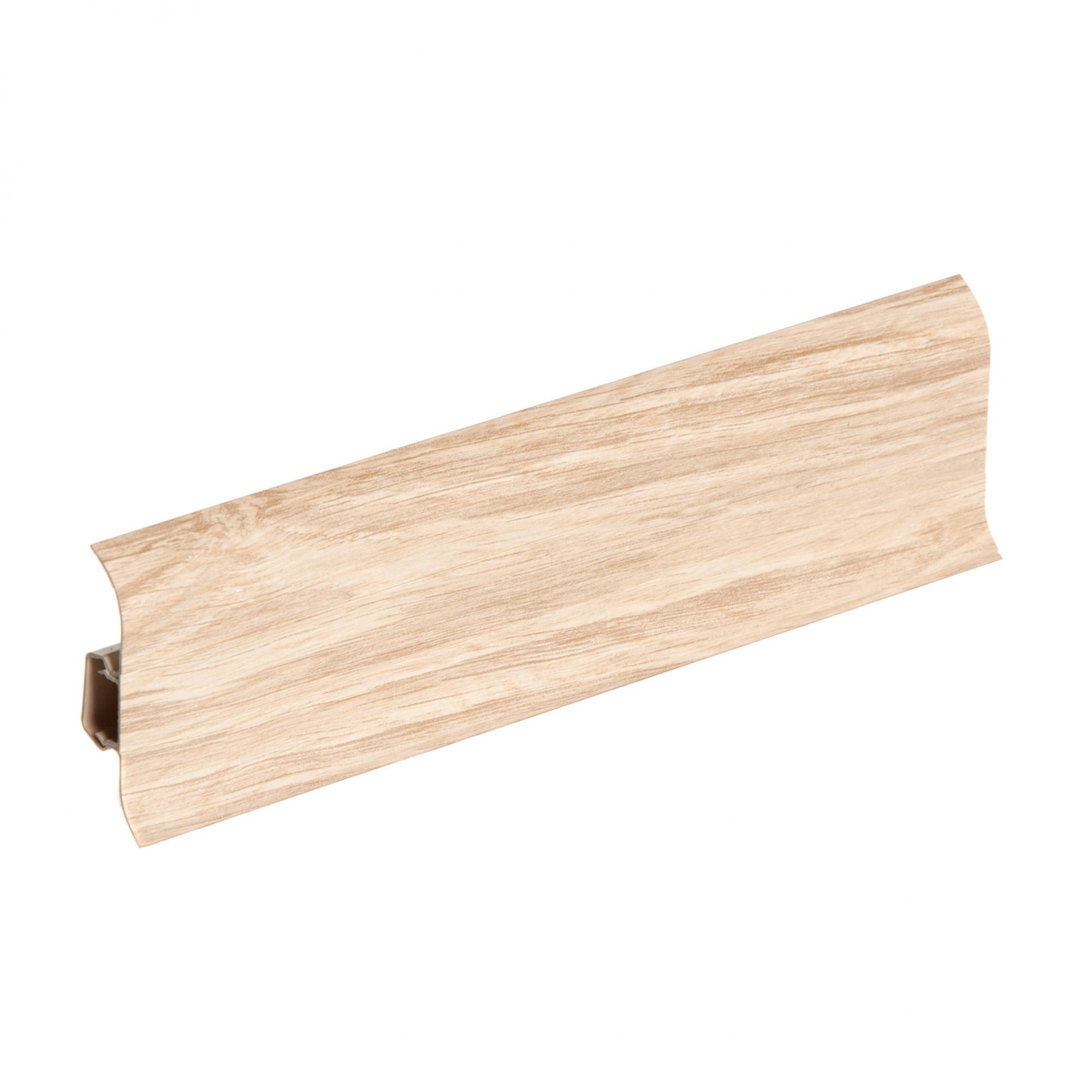 Напольный плинтус ПВХ Stella Comfort 62 Дуб Сибирский 333 (40) STSR-1360