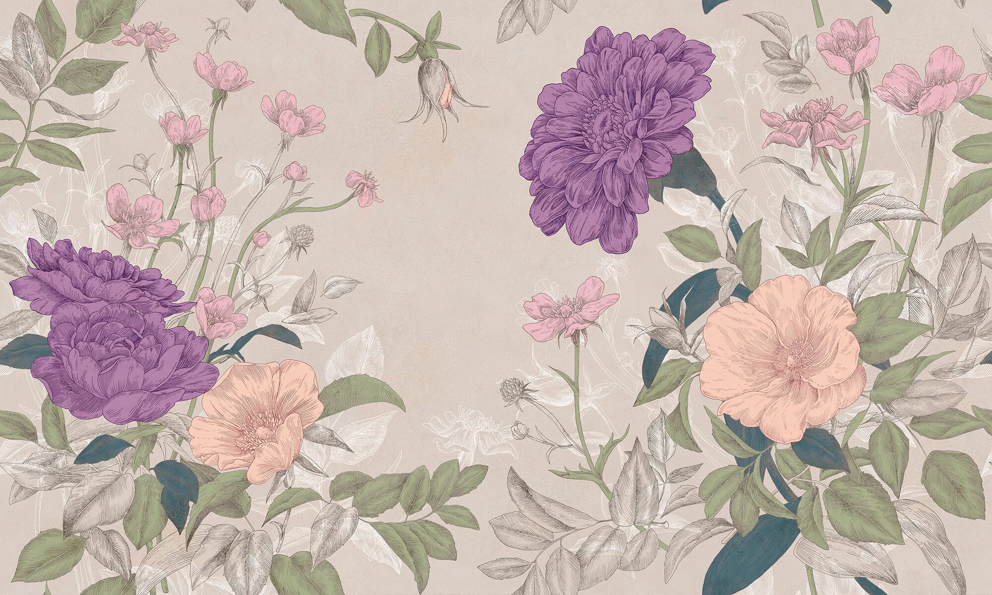 Обои с цветочными мотивами MILLE997 Floral Dream ARCH-00122499 - Вид №5