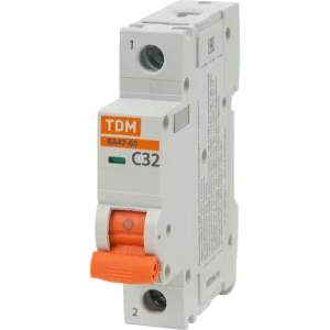 Автоматический выключатель TDM Electric ВА47-60 1P C32 А 6 кА SQ0223-0080 84399504 STLM-2040987