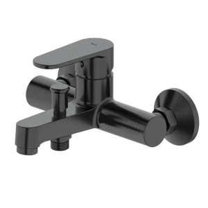 89346393 Смеситель для ванны Iddis Kink KINBL00i02WA, однорычажный, цвет черный матовый STLM-1495797