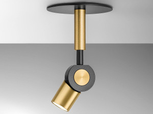 Металлический светодиодный потолочный светильник с регулируемой яркостью