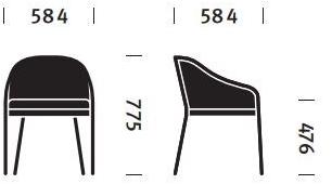 Herman Miller Стул из венской соломы со встроенной подушкой Landmark sun-id-1435608 - Вид №5