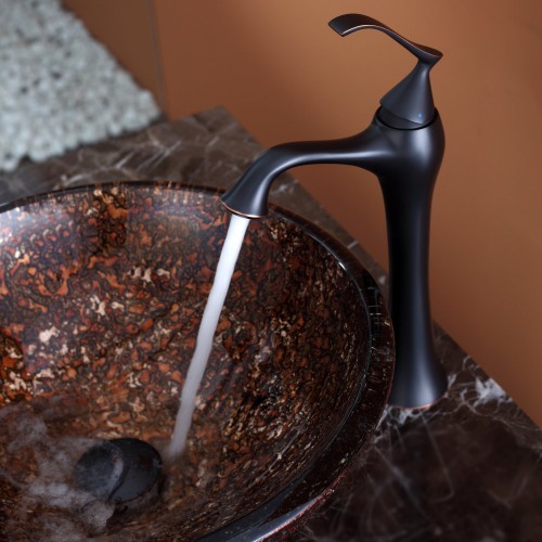 GV-571-19mm Накладная раковина на столешницу  прямоугольная Krausru  - Вид №5