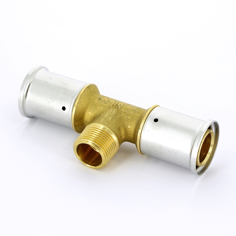 Тройник НР пресс HENCO 32x3/4x32 14P320532 - Вид №1