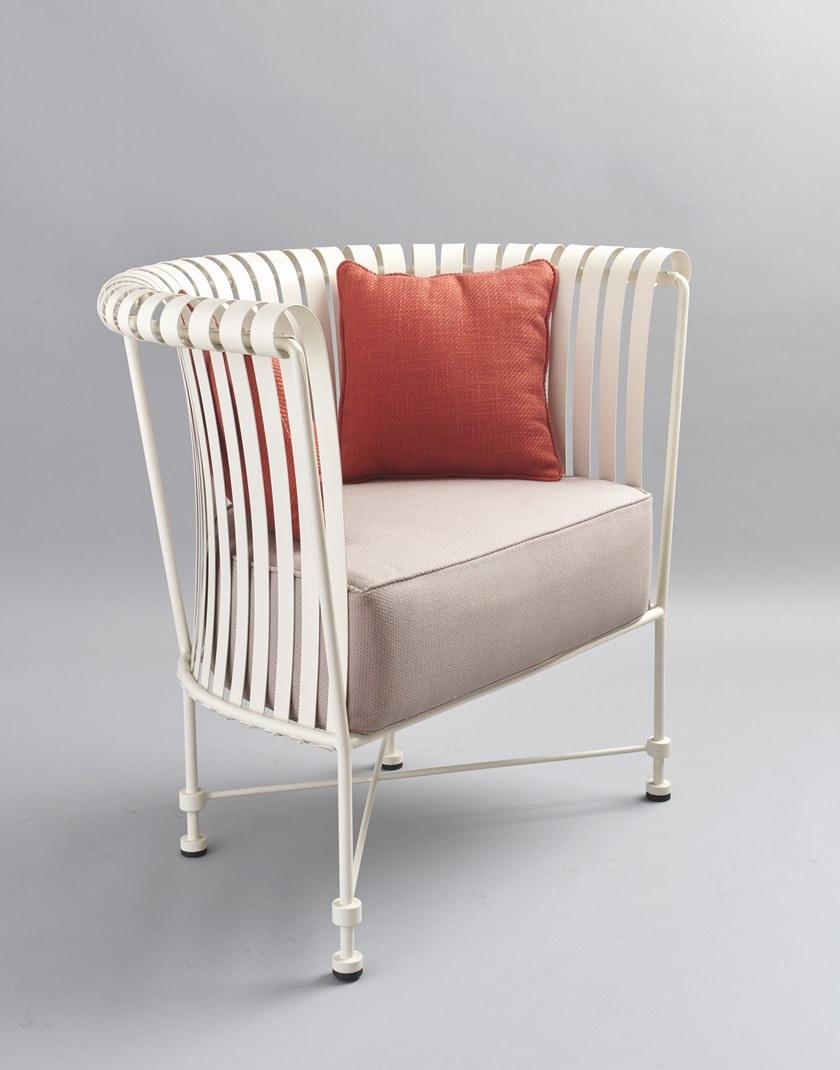 OFFICINACIANI Садовое кресло из кованого железа с подлокотниками Molle Gf4001ar  - Вид №2