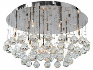 Потолочный светильник Arte Lamp Cincin A1556PL-15CC ARTE LAMP КАСКАДНЫЕ 073704 Прозрачный;хром