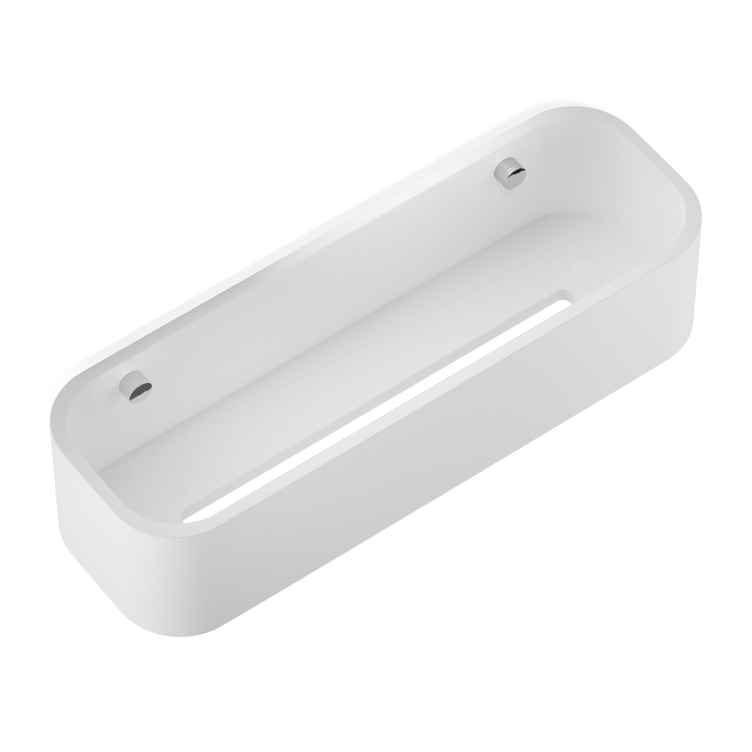 Душевая ёмкость STONE DCT30 DECOR WALTHER Черный матовый/матовая сталь 973865  - Вид №1