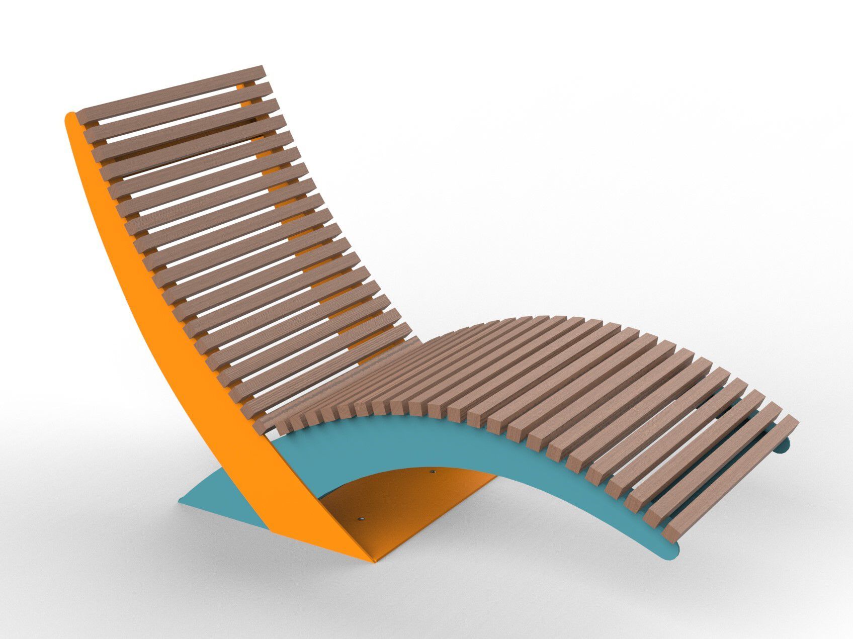 Наружное сиденье из стали и дерева CITYSì DOVE ARCH-00114855