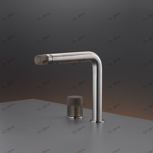 два отверстие прогрессирующий смеситель с поворотным носиком для H. хлынуть поток 220 мм. Цветные TechnoGel® ручки  UDT12 CEADESIGN 