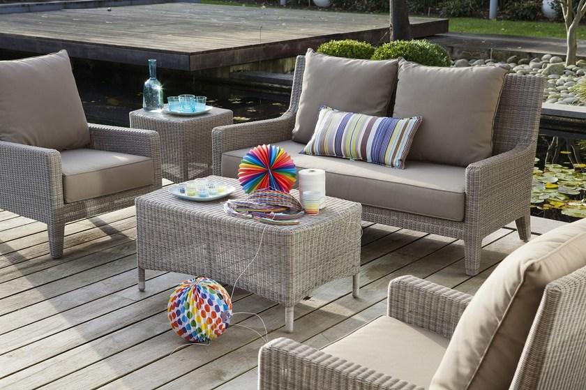 Kok Maison 2-х местный садовый диван из полиэтилена Résine fine sun-id-1479208 - Вид №2