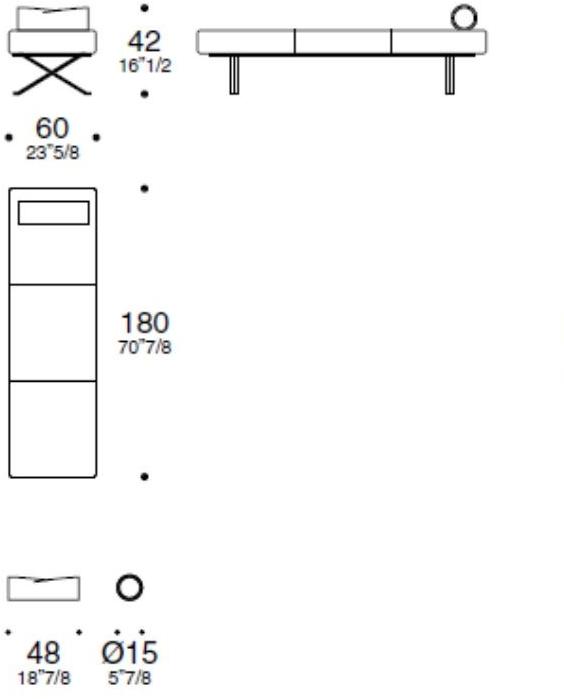 ESTEL GROUP Кожаная кушетка sun-id-1453950 - Вид №2