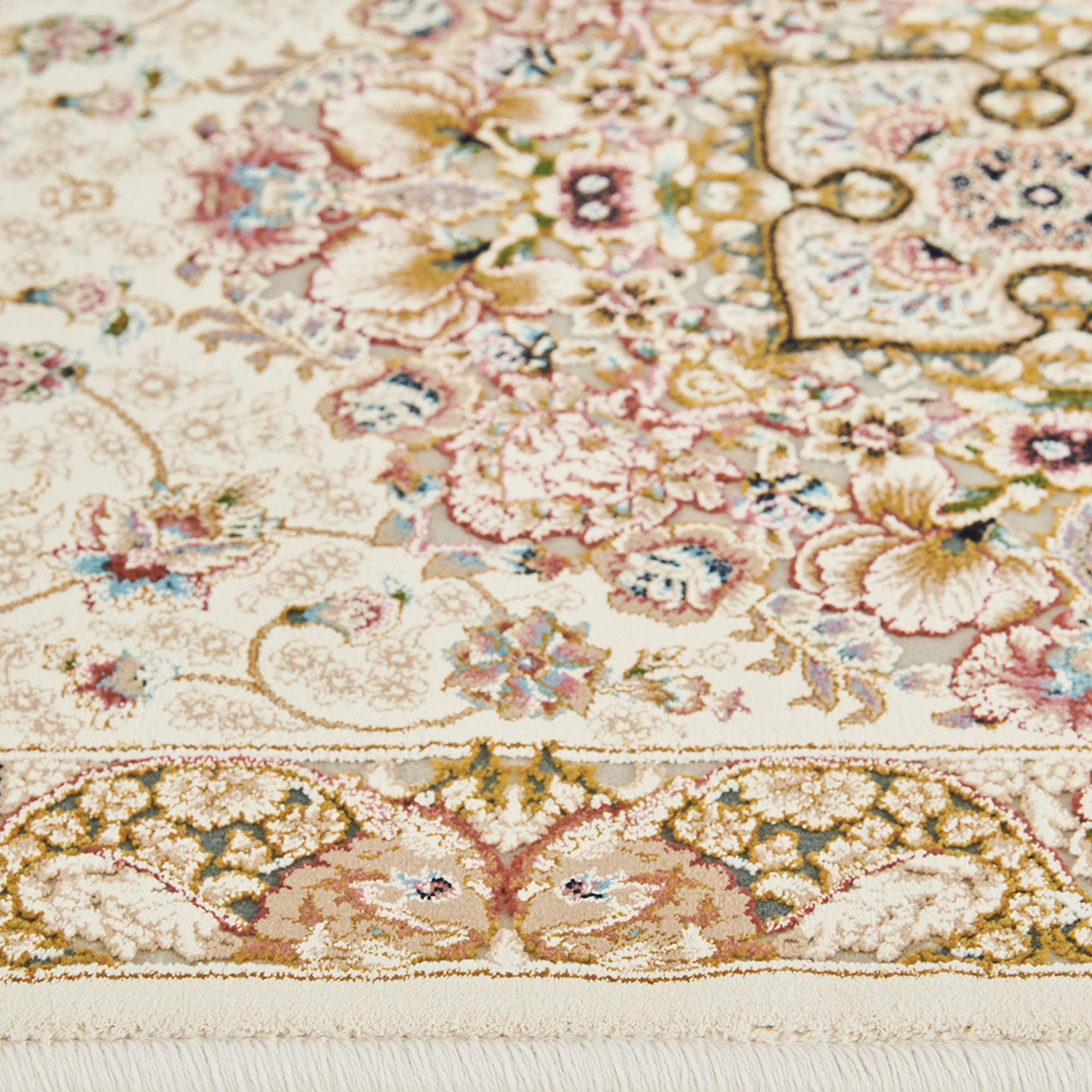 86370494 Ковер полиэстер Anisa 50х80 см цвет кремовый STLM-0068236 Santreyd  - Вид №3