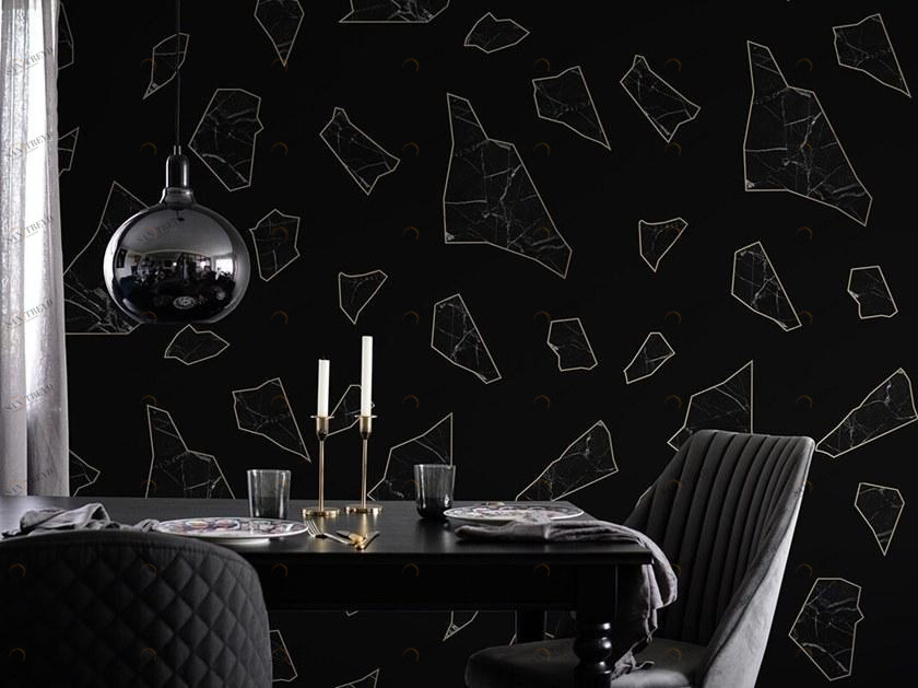 Mineheart Огнестойкие обои на флизелиновой бумаге с рисунком Modern classic sun-id-1377474