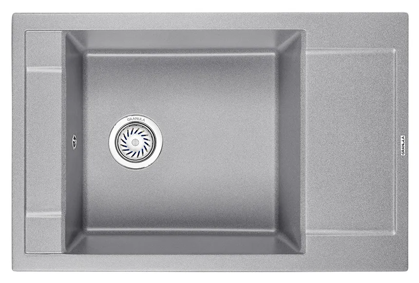 7806, БАЗАЛЬТ, кухонная мойка, кварц GRANULA 7806-ST182 - Вид №1