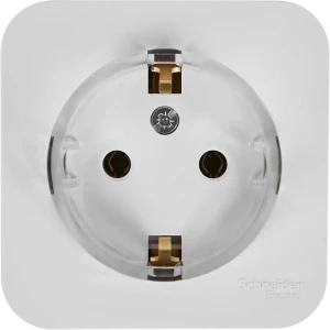 Розетка накладная Schneider Electric Blanca Компакт 16 А с заземлением цвет белый 86720933 STLM-2076628