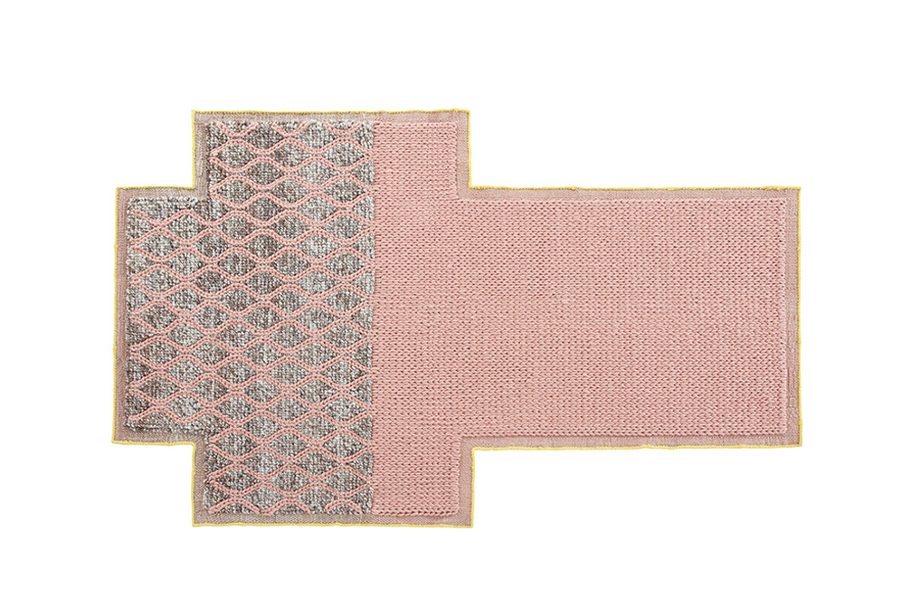 070828 Ковер Rhombus Pink 160x250 GAN Mangas Space  - Вид №1