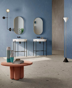 Пол / керамогранит с эффектом смолы