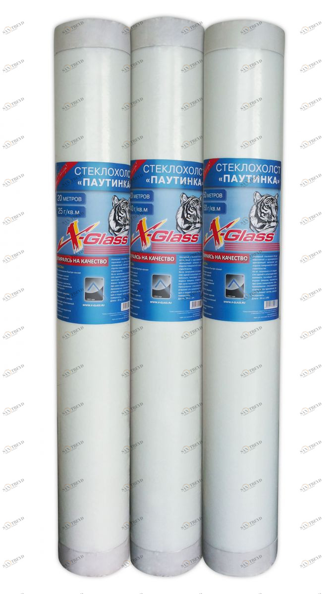 Малярный стеклохолст Паутинка X-Glass 40гр/м2 5535