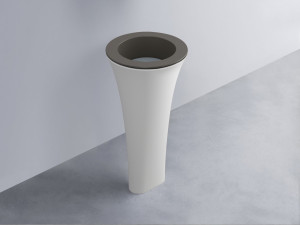 AMLA45-FN+AMPILT-BR+AMCOLT-BL Раковина Amedeo Tondo отдельностоящая cielo Enjoy + Amedeo