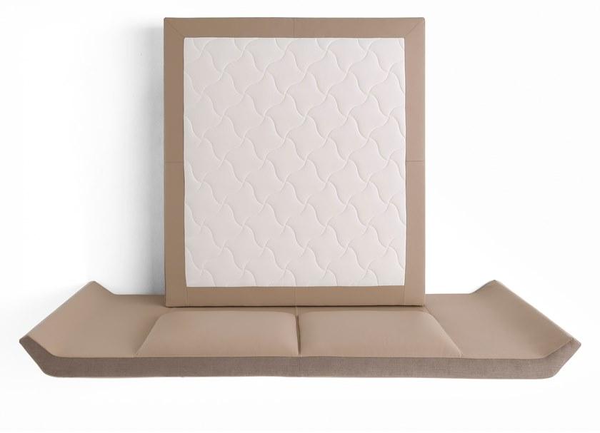 AMURA Кровать двуспальная в коже с высоким изголовьем Panis sun-id-1348526 - Вид №6