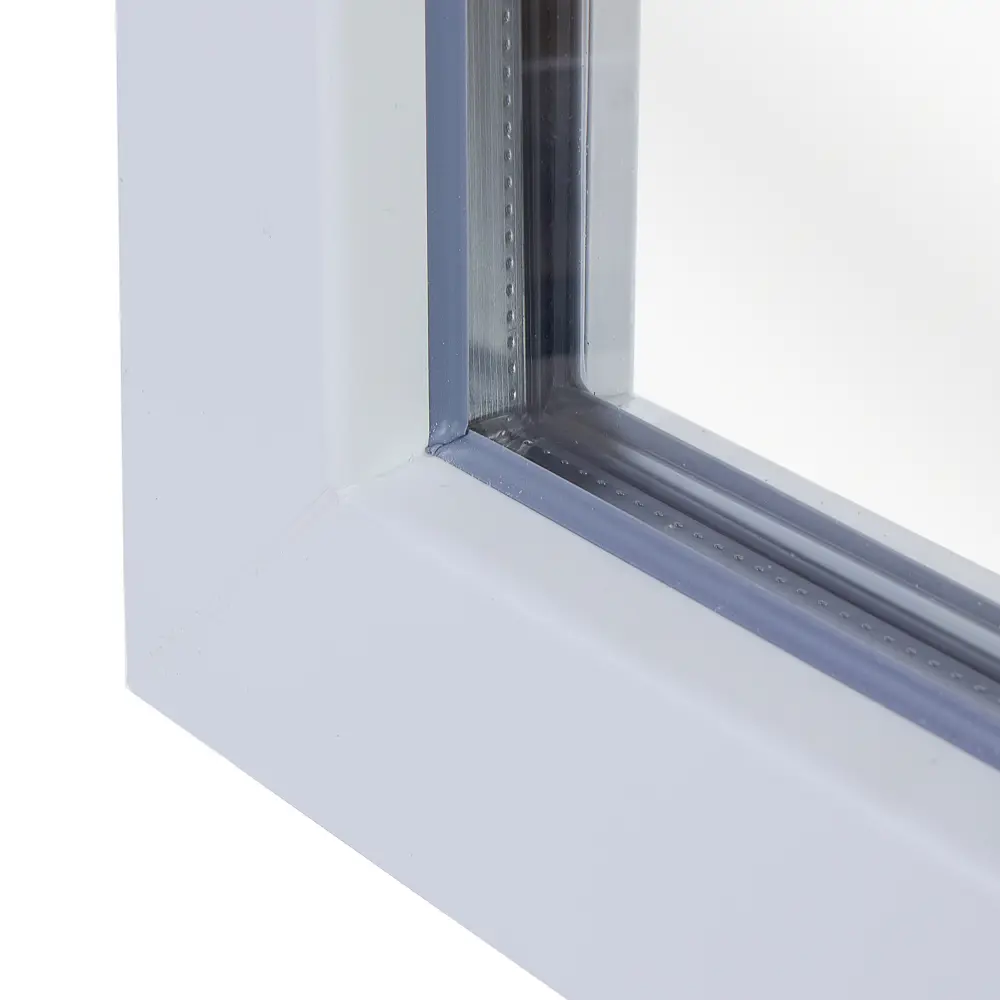 Окно пластиковое ПВХ Deceuninck глухое 600x500 мм (ВxШ) однокамерный стеклопакет белый/белый STLM-2072826 - Вид №2