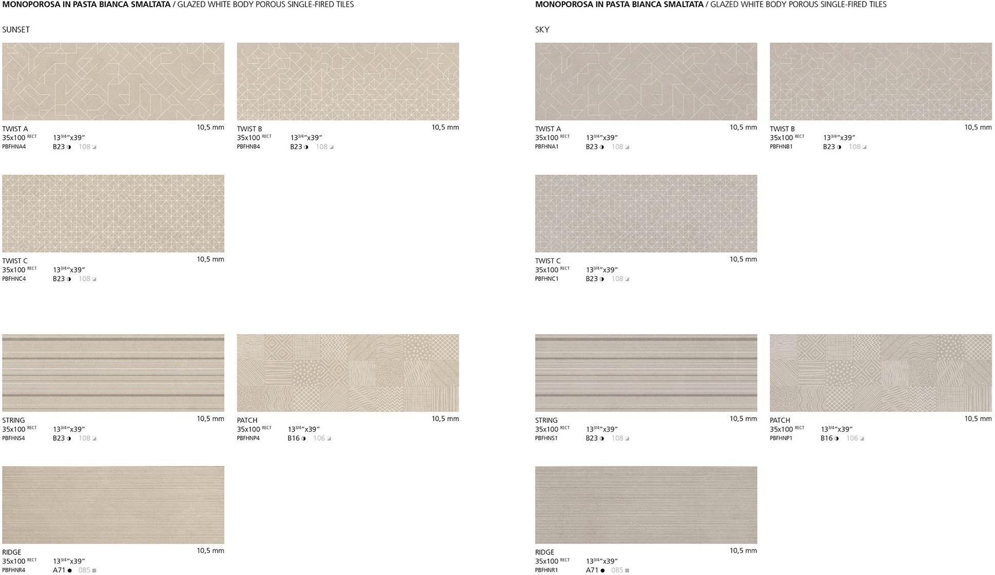 Panaria Ceramica Настенная плитка из керамогранита под камень Horizon sun-id-1349115 - Вид №10