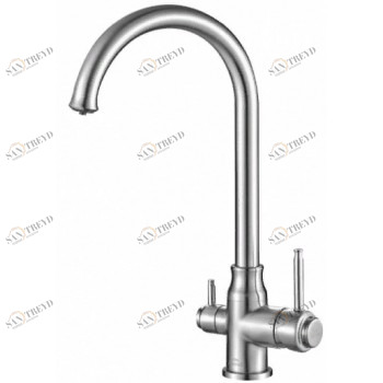 Steel Hammer SH 763 CR хром Смеситель для кухни Zorg 400 x 272 