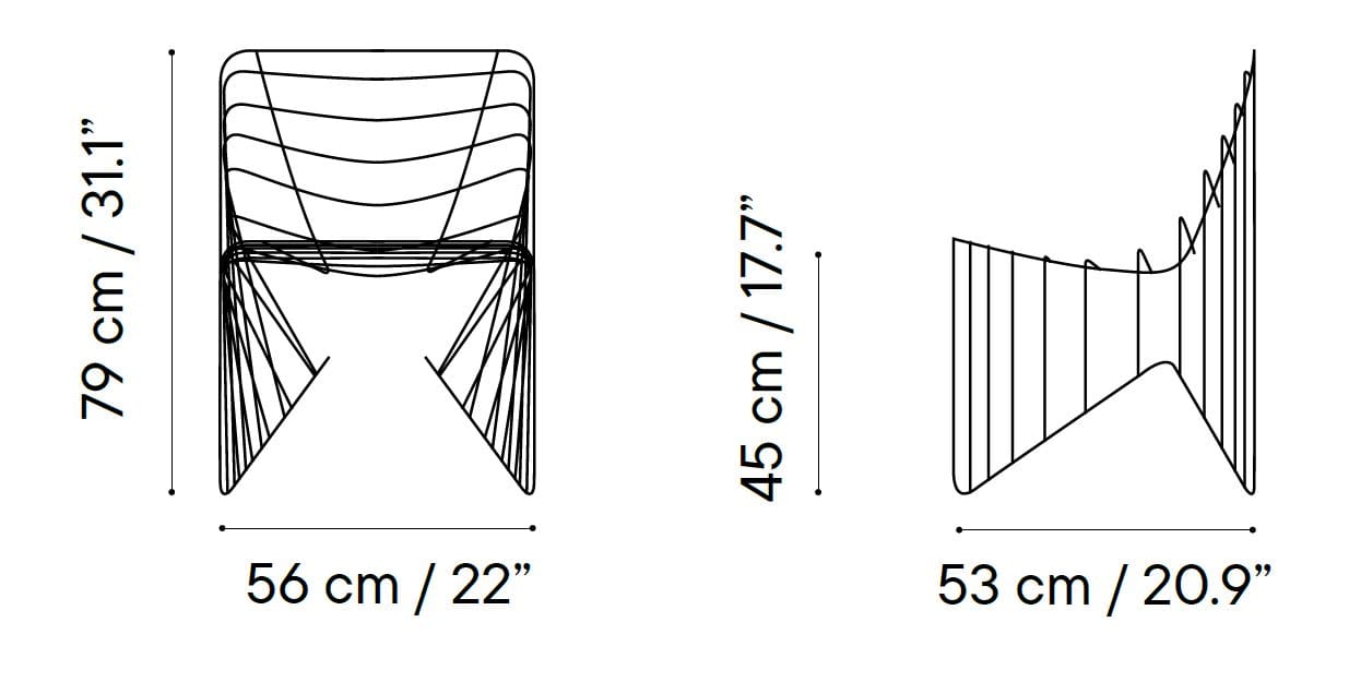 Стальной стул с порошковым покрытием iSimar Topos ARCH-00093370 - Вид №8