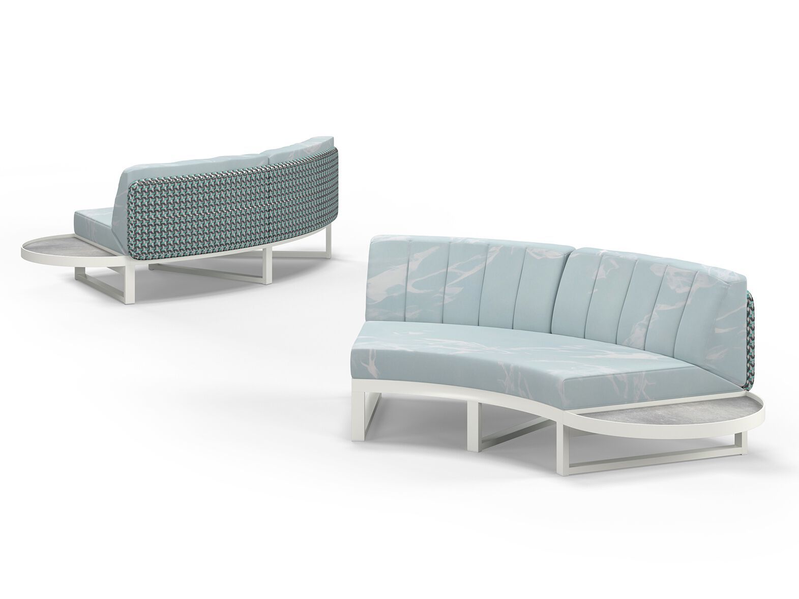 Модульный изогнутый садовый диван из ткани MAMAGREEN Munia ARCH-00125657 - Вид №13