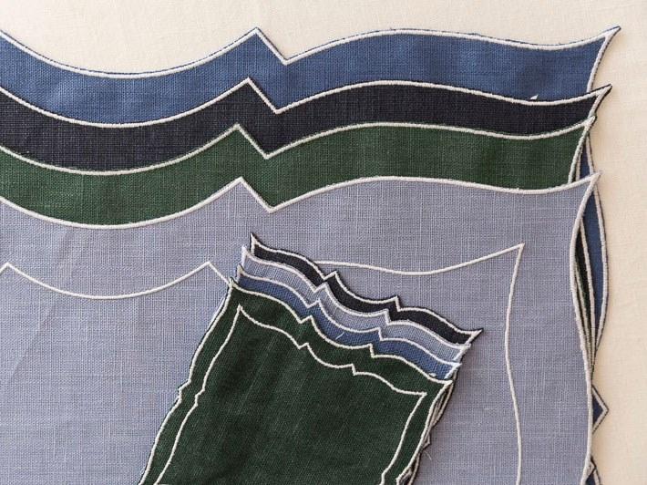 La Gallina Matta Льняная подставка Parentesi rettangolare sun-id-1512610 - Вид №1