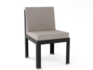 Стальной мягкий садовый стул