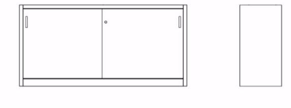 Dieffebi Запираемый металлический шкаф для офиса с раздвижными дверцами Classic storage sun-id-1492622 - Вид №12