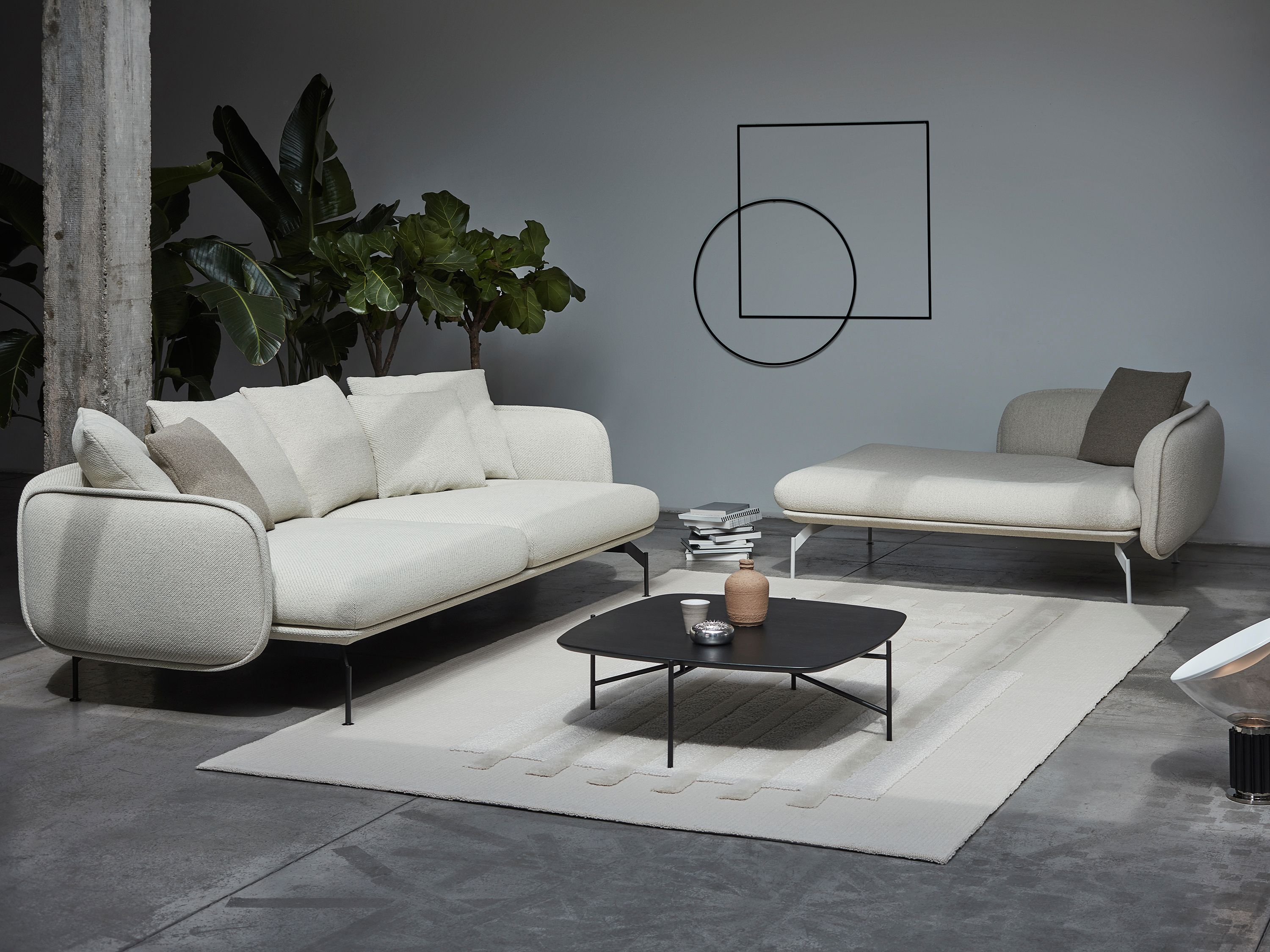 3-местный съемный тканевый диван prostoria Echo ARCH-00142466 - Вид №1