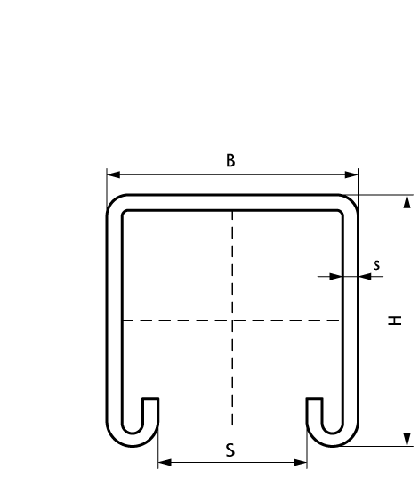 65018327 Монтажные профиля BIS RapidStrut® Профили монтажные (BUP1000) подвешивание и поддержка WALRAVEN  - Вид №1