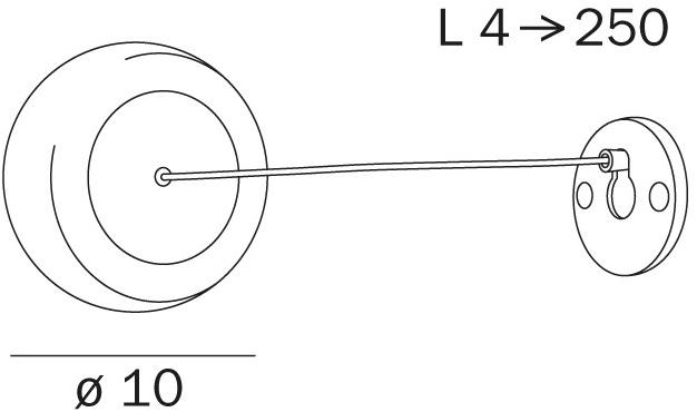 INDA® Выдвижная металлическая веревка для белья Hotellerie sun-id-1425157 - Вид №1