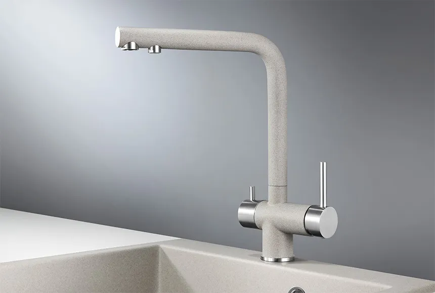 2305, БАЗАЛЬТ, СМЕСИТЕЛЬ КУХОННЫЙ GRANULA 2305-ST80