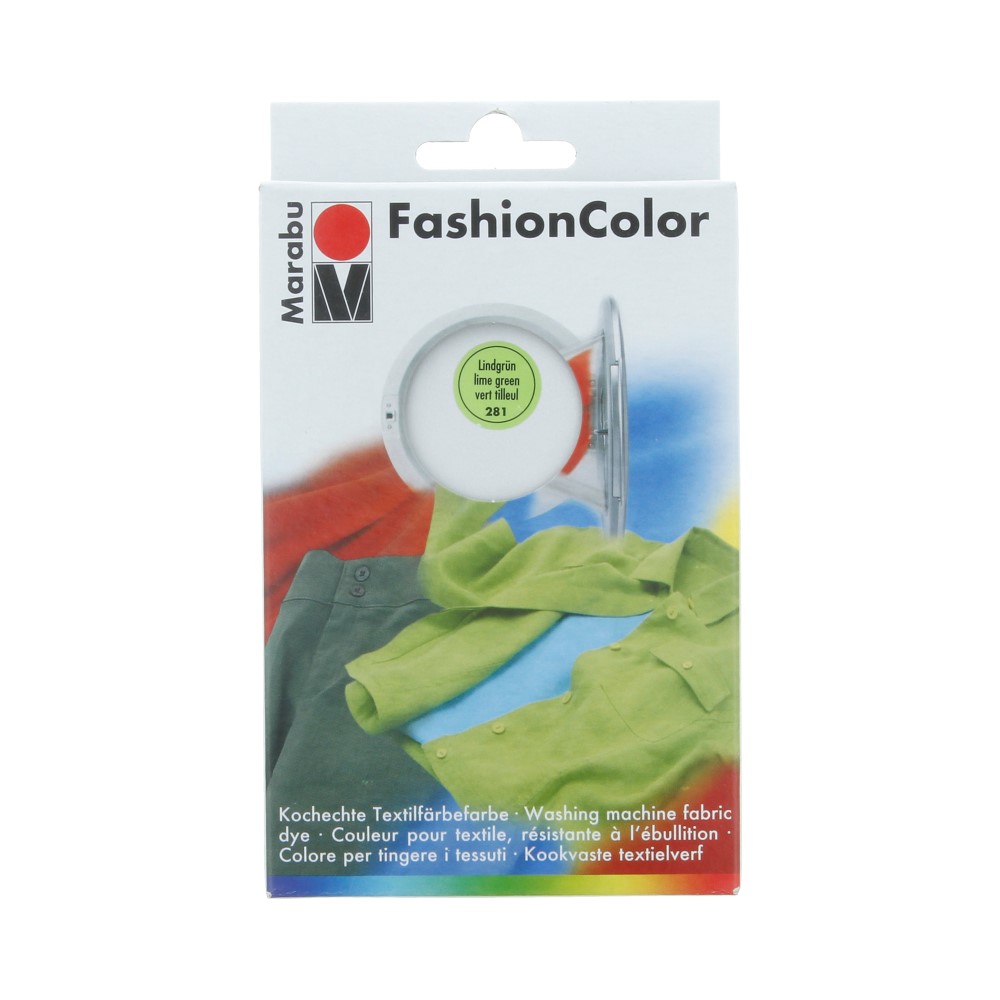 174023281 _Fashion Color краситель для окраски ткани в стиральной машине 281 зеленый Marabu 