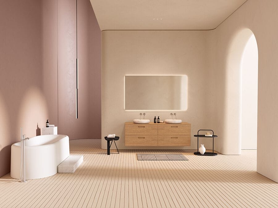 Настенное зеркало со встроенным освещением Inbani слой ARCH-00021509 - Вид №6