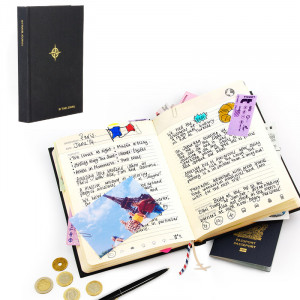 SK MYTRAVEL2 Журнал путешественника my travel черный Suck UK