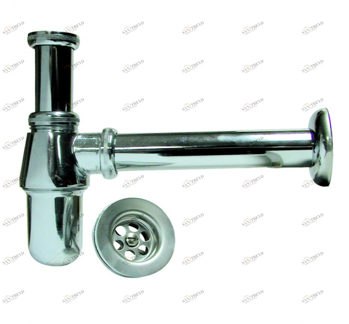 GENEBRE 1578 07 Сифон для раздвижной раковины с клапаном 