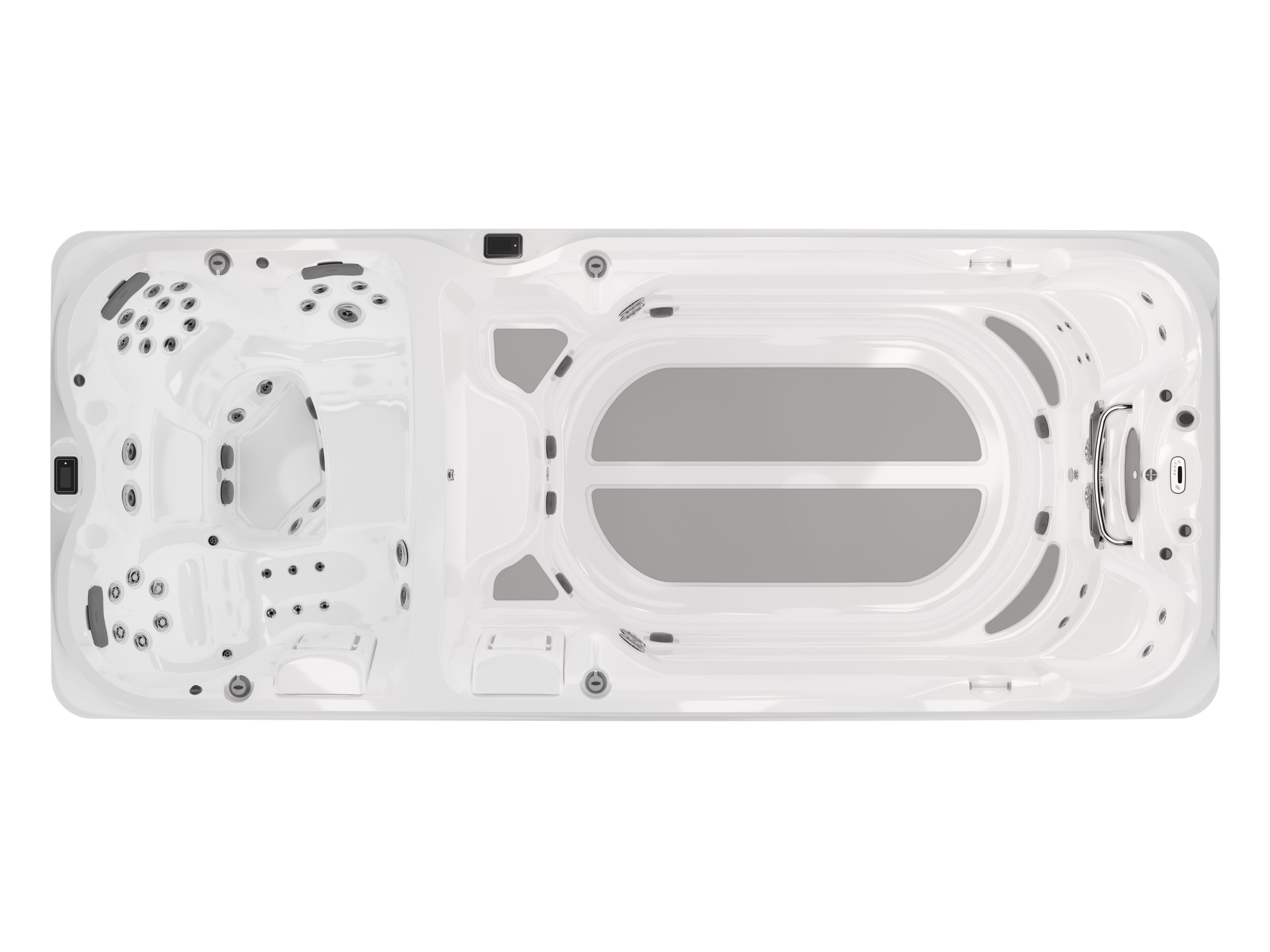 Открытый надземный мини-бассейн с противоточным плаванием Jacuzzi® Swim Spa ARCH-00081763 - Вид №12