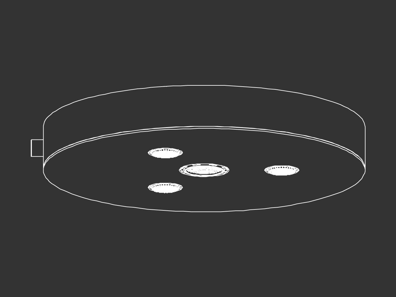 Регулируемая душевая головка из нержавеющей стали CEADESIGN FREE IDEAS ARCH-00036206 - Вид №1