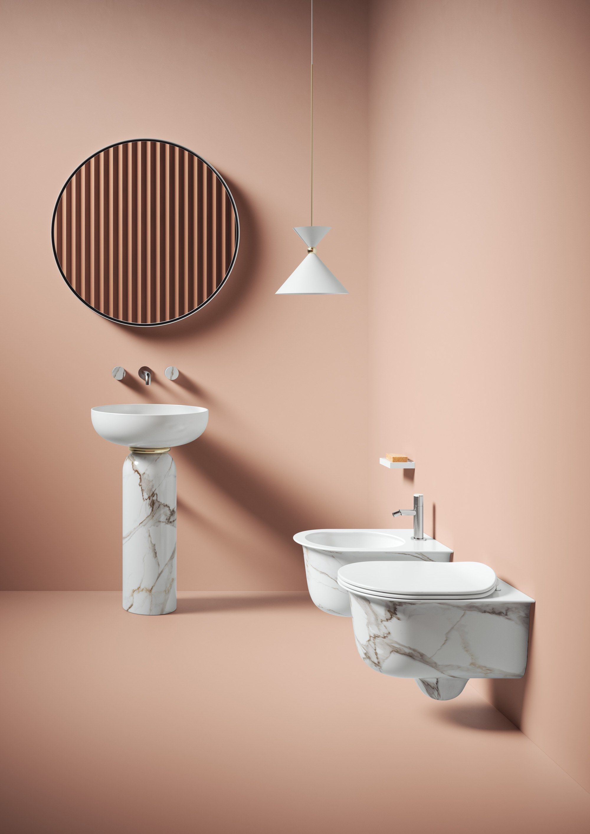 Керамическая круглая отдельно стоящая раковина ArtCeram Jolie ARCH-00022398 - Вид №2