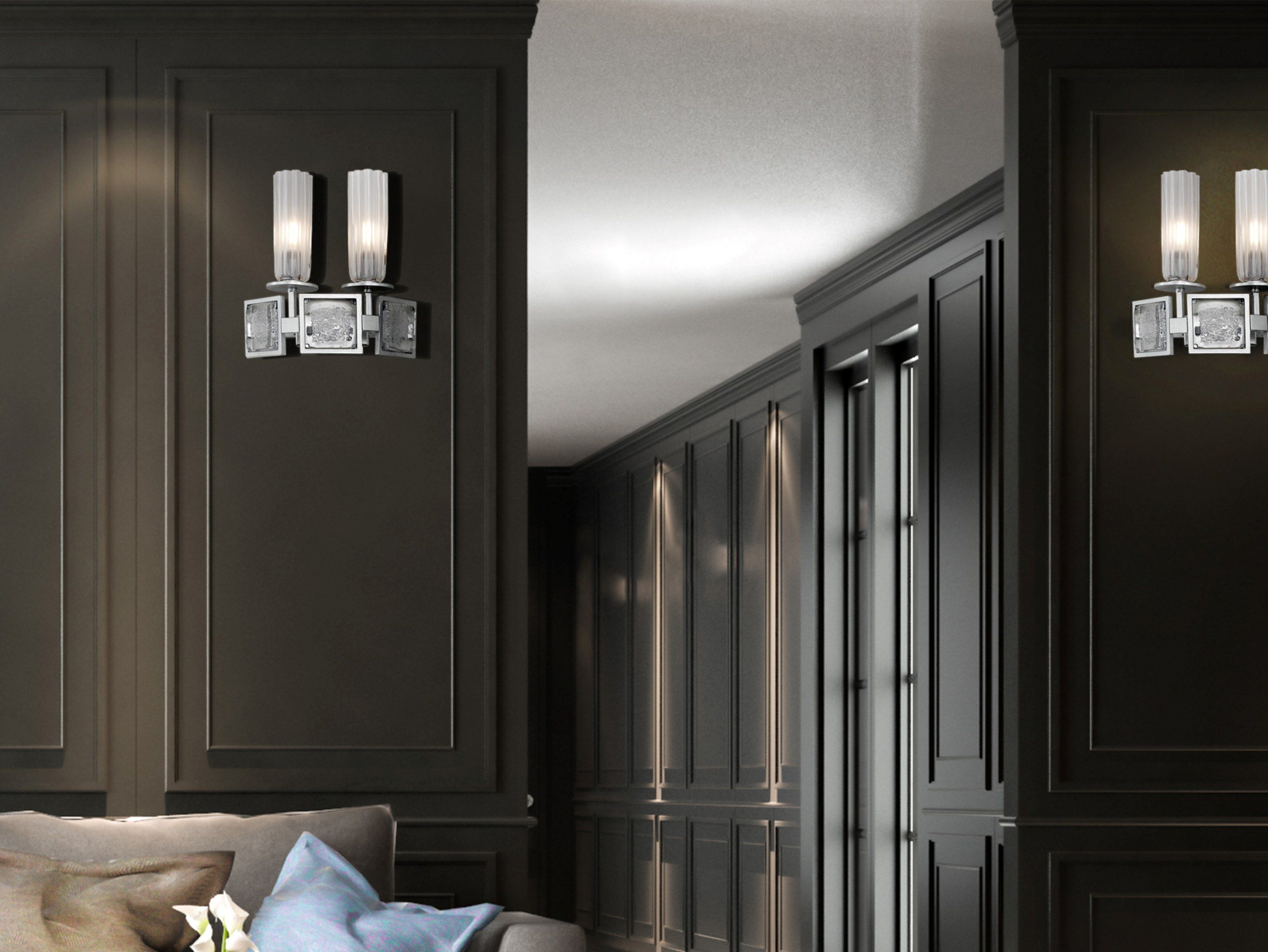 Светодиодные настенные светильники из металла и стекла STILLUX Новые направления ARCH-00101489 - Вид №1