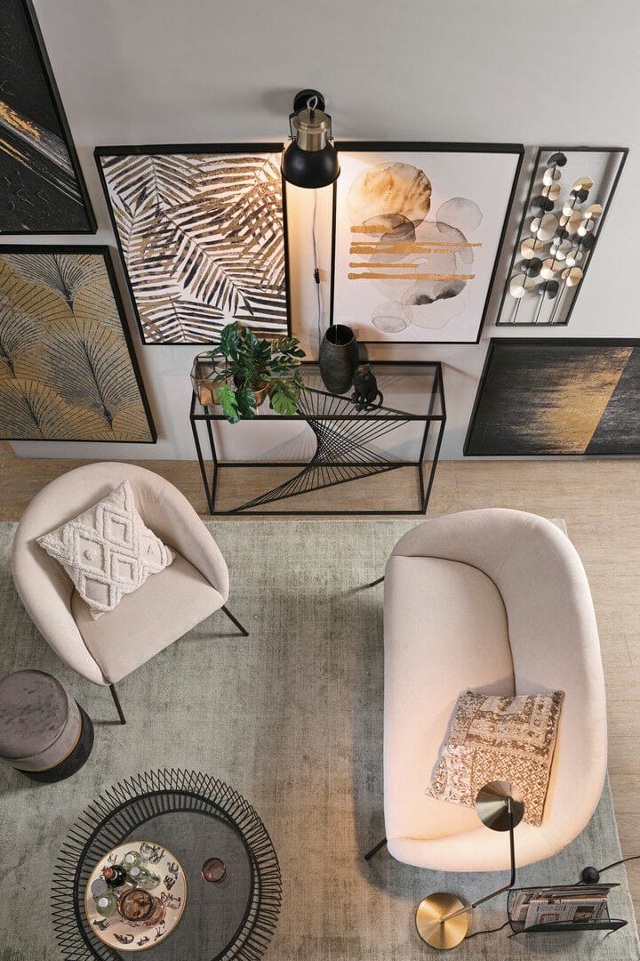 Круглый стальной журнальный столик с порошковым покрытием BIZZOTTO KIERAN ARCH-00145621 - Вид №10