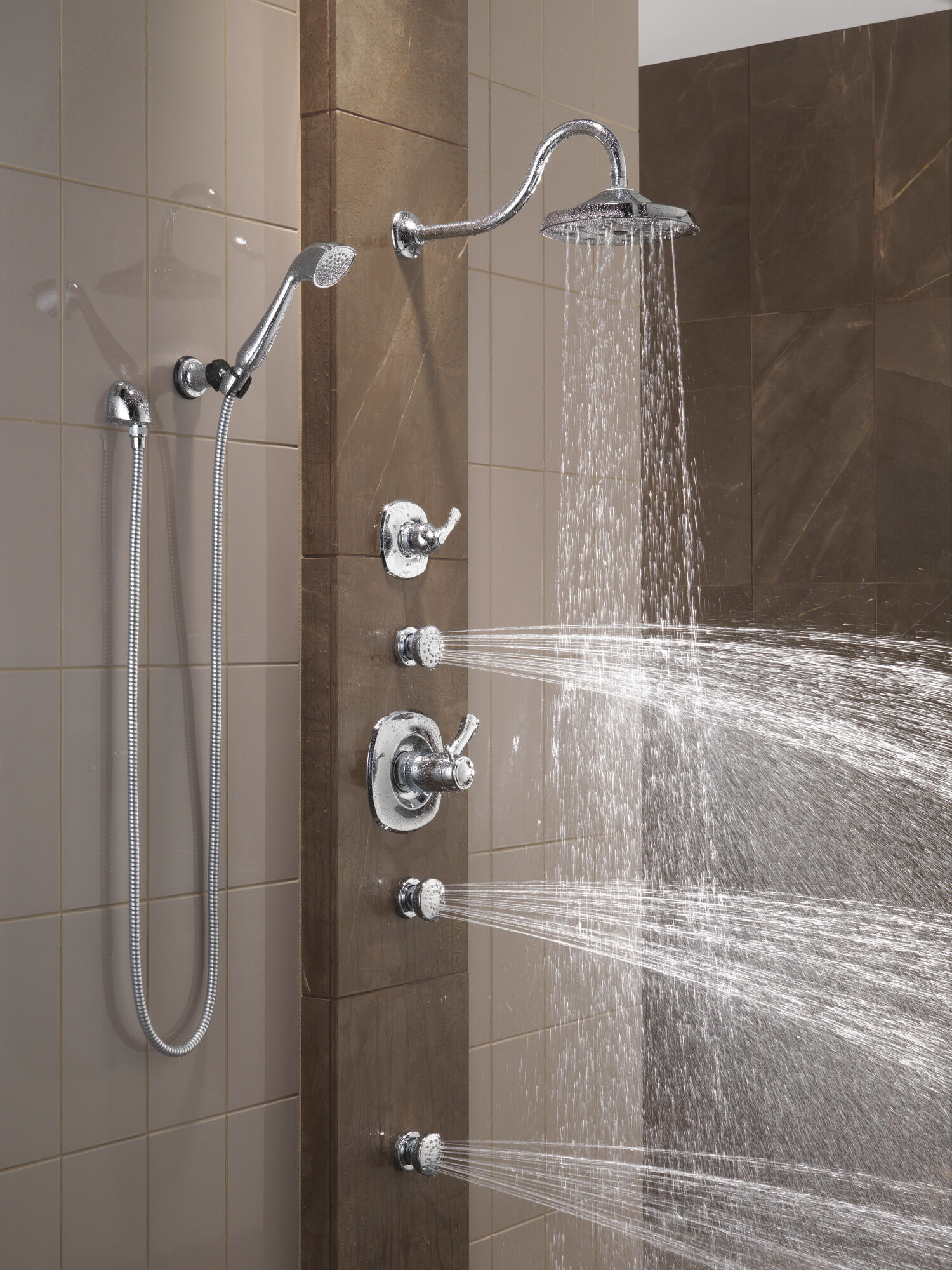 50102 Спрей для тела для поверхностного монтажа Delta Faucet Delta Хром - Вид №7