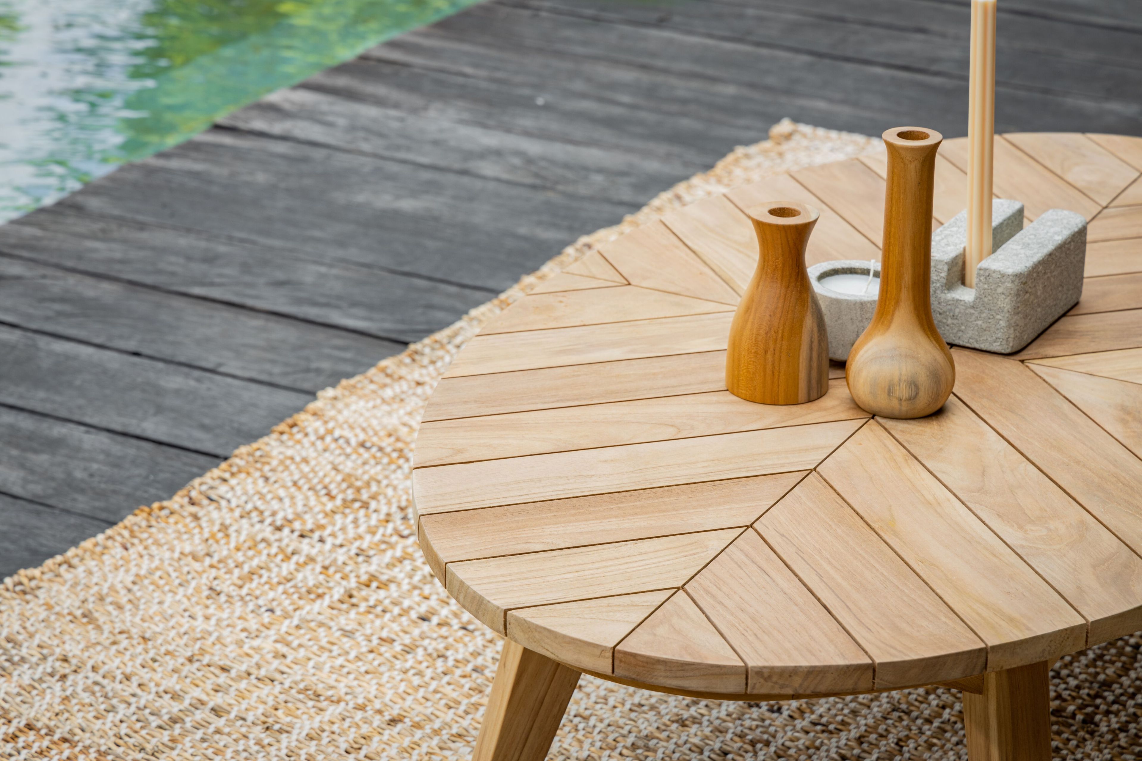 ТИК овальный садовый журнальный столик cbdesign Флориан ARCH-00111168 - Вид №1